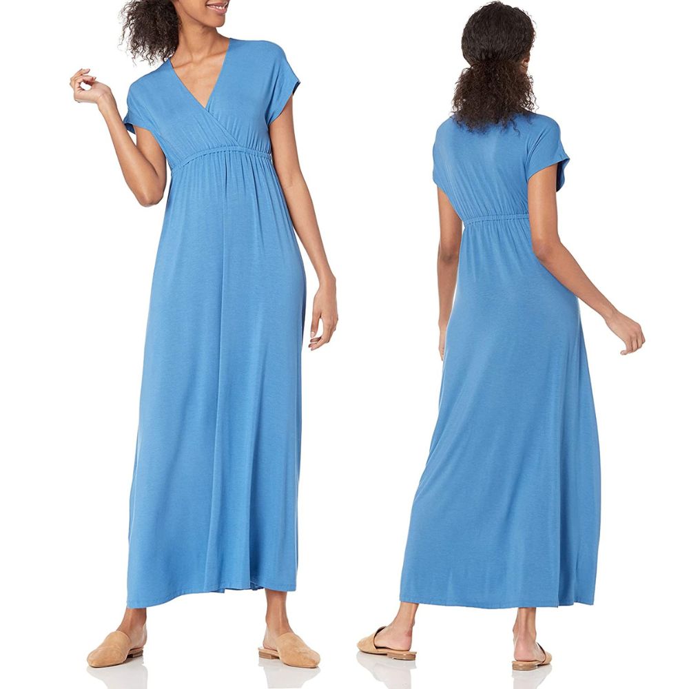 Acheter Robe longue femme bleu